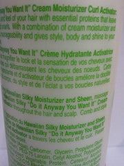 Hawaiian Silky curls definition and shine close-up showing enhanced texture.