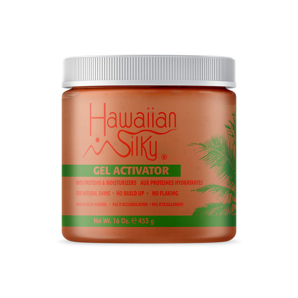 Hawaiian Silky Texturizing Gel Activator bottle for color treated hair
