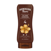 Protector solar Hawaiian Tropic en bote, bronceado suave e hidratación.