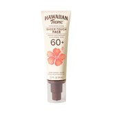 Hawaiian Tropic Sheer Touch Face SPF 60, bote de viaje para protección diaria con acabado ligero.