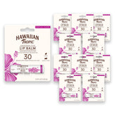 Hawaiian Tropic Tropical Lip Balm SPF 30 — front view, travel-ready protection for sunny days.