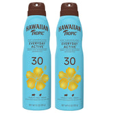 Hawaiian Tropic aerosol diario activo, aplicación continua con SPF30 para deporte al aire libre