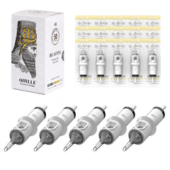 HAWINK cartuchos para tatuaje con mezcla de 50 piezas, vistas generales para trazos variados.