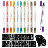 HAWINK tattoo markers on skin for vibrant temporary art that washes off with soap and water