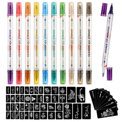 HAWINK tattoo markers on skin for vibrant temporary art that washes off with soap and water
