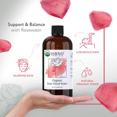 HBNO bruma facial de rosas, aroma floral para refrescar la piel
