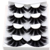 HBZGTLAD 4P 3D Mink Lashes Criss-Cross for dramatic eye definition