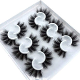 HBZGTLAD fluffy false eyelashes provide natural-25mm volume for daily wear.