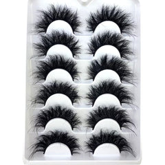 HBZGTLAD high-volume 3D faux mink lashes add dramatic shape while staying comfortable