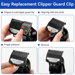 HCLSY guard fits most Wahl full-size clippers for versatile styling.