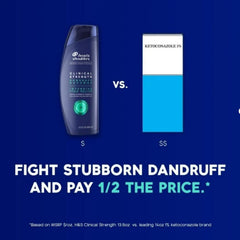 Head & Shoulders, pack de dos botellas para control duradero de la caspa.