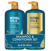 Head & Shoulders Royal Oils shampoo bottle with moisturizing formula for scalp relief
