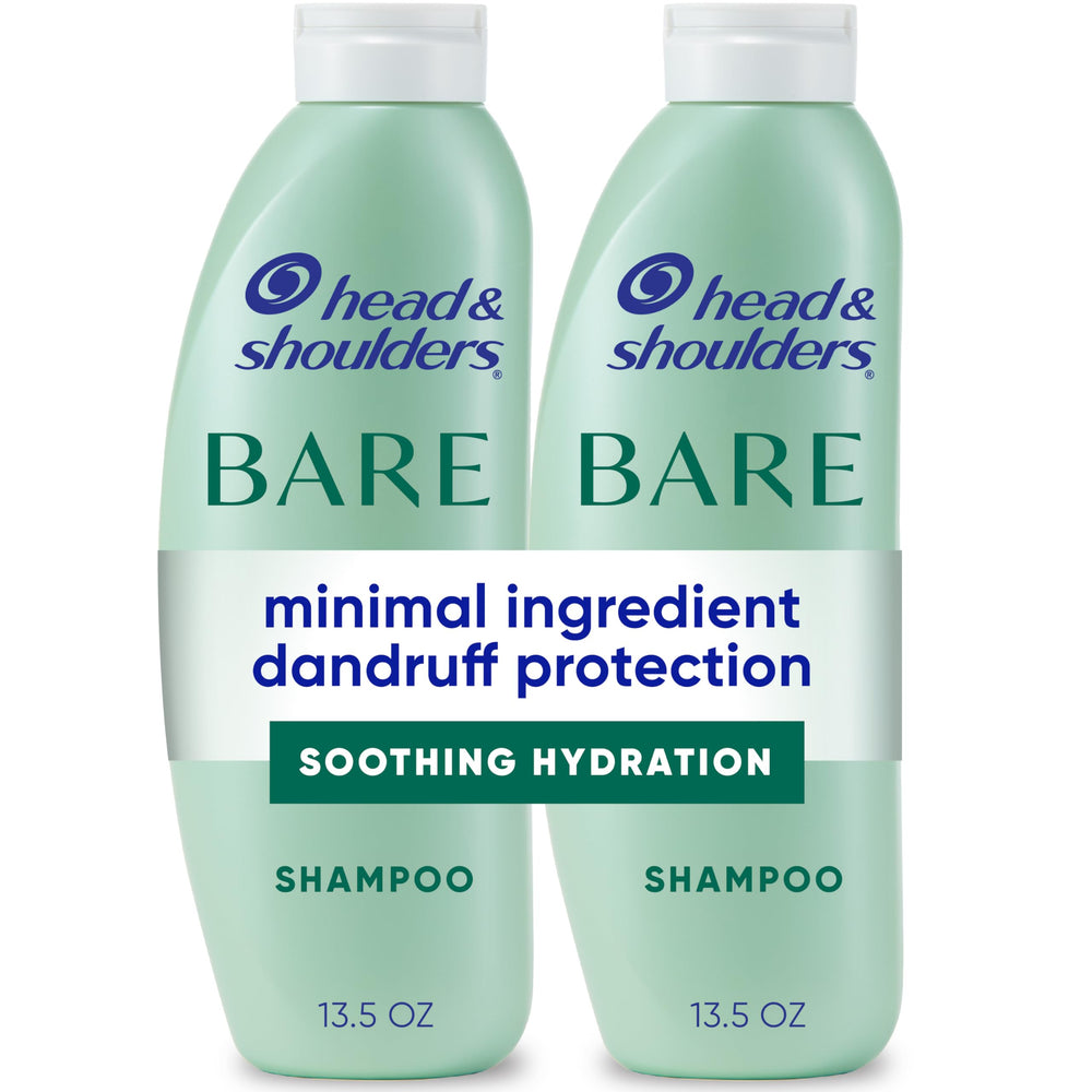 Head & Shoulders BARE doble pack de botellas ECO para un cuidado sostenible.