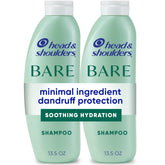 Head & Shoulders BARE doble pack de botellas ECO para un cuidado sostenible.