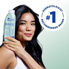 Head & Shoulders BARE Pure Clean 2en1, etiqueta minimalista del producto.