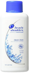 Head & Shoulders Classic Clean, champú en envase de 1,70 onzas para viajar