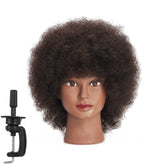 Headwinn Traininghead with afro hair for versatile at-home practice