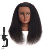 Headwinn Traininghead real hair mannequin head for professional practice and versatility.