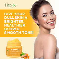 Healov crema curcuma control de manchas: difumina irregularidades