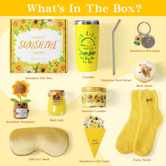 HeartLuxe sunflower ornament on display, adding cheerful decor and mood uplift