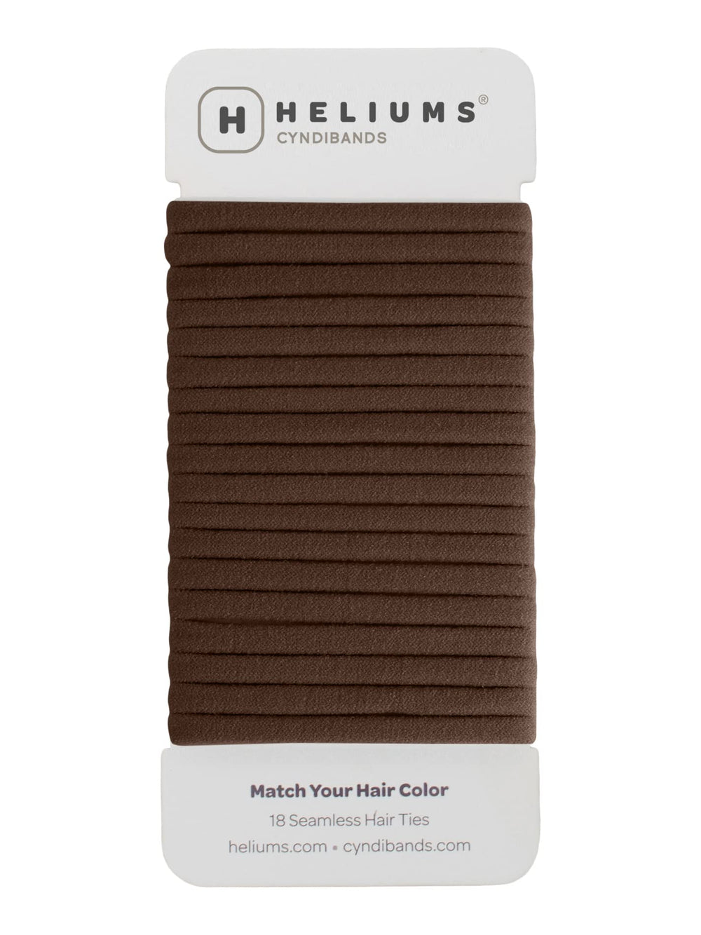 Heliums cinta pelo delgada 6mm marrón oscuro, suave y sin daños
