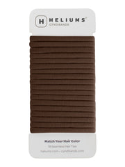 Heliums cinta pelo delgada 6mm marrón oscuro, suave y sin daños
