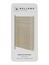 Heliums horquillas rubio claro 2pulgadas onduladas para fijar peinados diarios