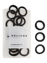 Lazo suave Heliums negro para cabello pequeño, sujeción cómoda.