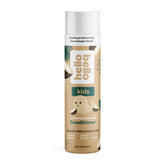 Hello Bello Kids Conditioner bottle shows coconut scent for detangling and nourishment