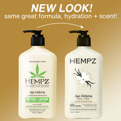 Hempz Age Defying 2Pack cream texture swirl indicates rich moisture.