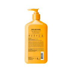 Hempz Citrus Blossom, textura de loción: sensación ligera y absorción gradual.