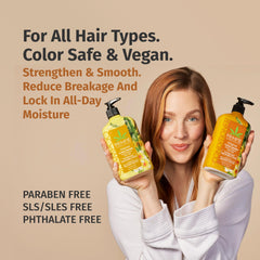 HEMPZ conditioner bottle featuring original floral banana for smoothing and moisture