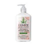 Hempz Crema Corporal Pink Pomelo y Sal del Himalaya, bote para hidratación diaria