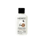 Hempz Mini Whipped Vanilla & Coconut Cream lotion bottle for year-round hydration.