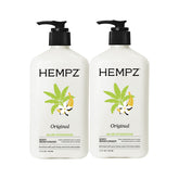 Hempz Original bottle featuring natural hemp seed oil for deep hydration