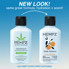 Peach grapefruit fragrance scents Hempz lotion for soft skin