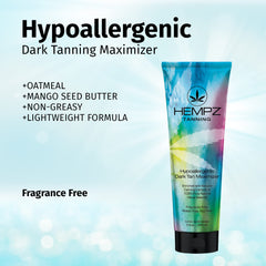 HEMPZ self-tanning lotion application glide enables even coverage