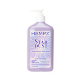 Hempz Star Dust bottle front showing radiant glow and hydration