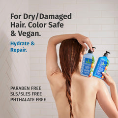 Hempz shampoo foam close-up for moisturized shine and softness