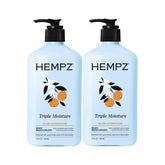 Hempz Triple Moisture Whipped Body Creme Pack of 2 provides silky hydration for daily skin care.
