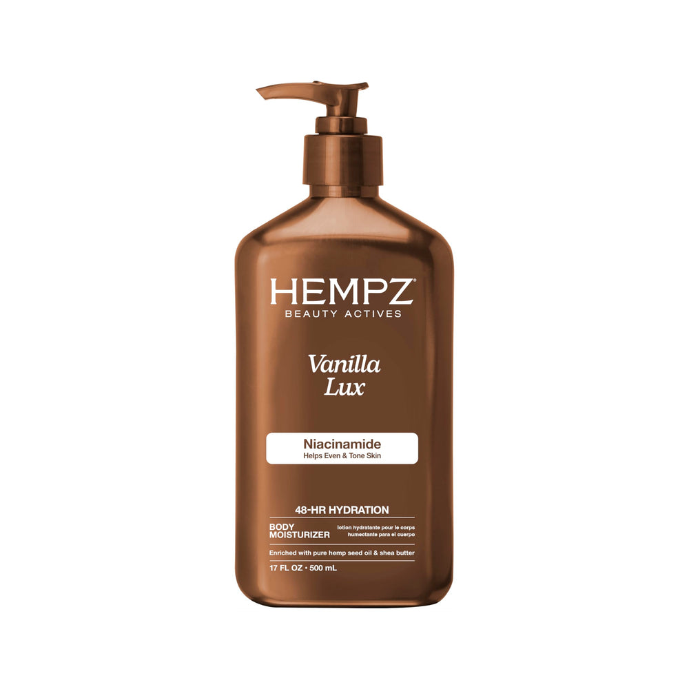 Hempz Vanilla Lux crema corporal para hidratación diaria suave y duradera
