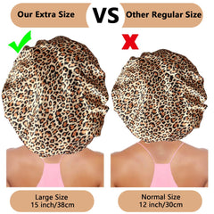 Heniho satin bonnet for curly hair maintains moisture and shine.
