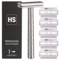 Henson Shaving Razor aluminum body for premium daily shave