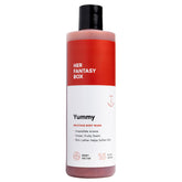 Her Fantasy Box Yummy bottle pour with candy scent for a refreshing shower.