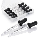 Herain eye dropper 8-pack stored in a transparent box for easy access.