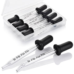 Herain eye dropper 8-pack stored in a transparent box for easy access.