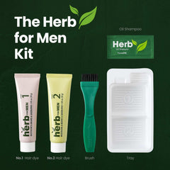 Herb Speedy dye cream texture demonstrated for smooth, even application.