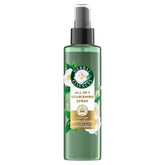 spray nutritivo Herbal Essences All-in-1 frente a la botella, suavidad sin peso.