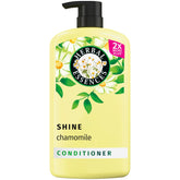 Acondicionador Herbal Essences Chamomile Shine en botella, brillo natural y suavidad.