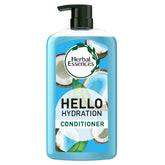 Herbal Essences Hello Hydration conditioner bottle on display highlighting deep moisture for hair